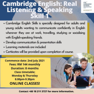 Cambridge English: Real Listening & Speaking Skill 1 – CPE Training